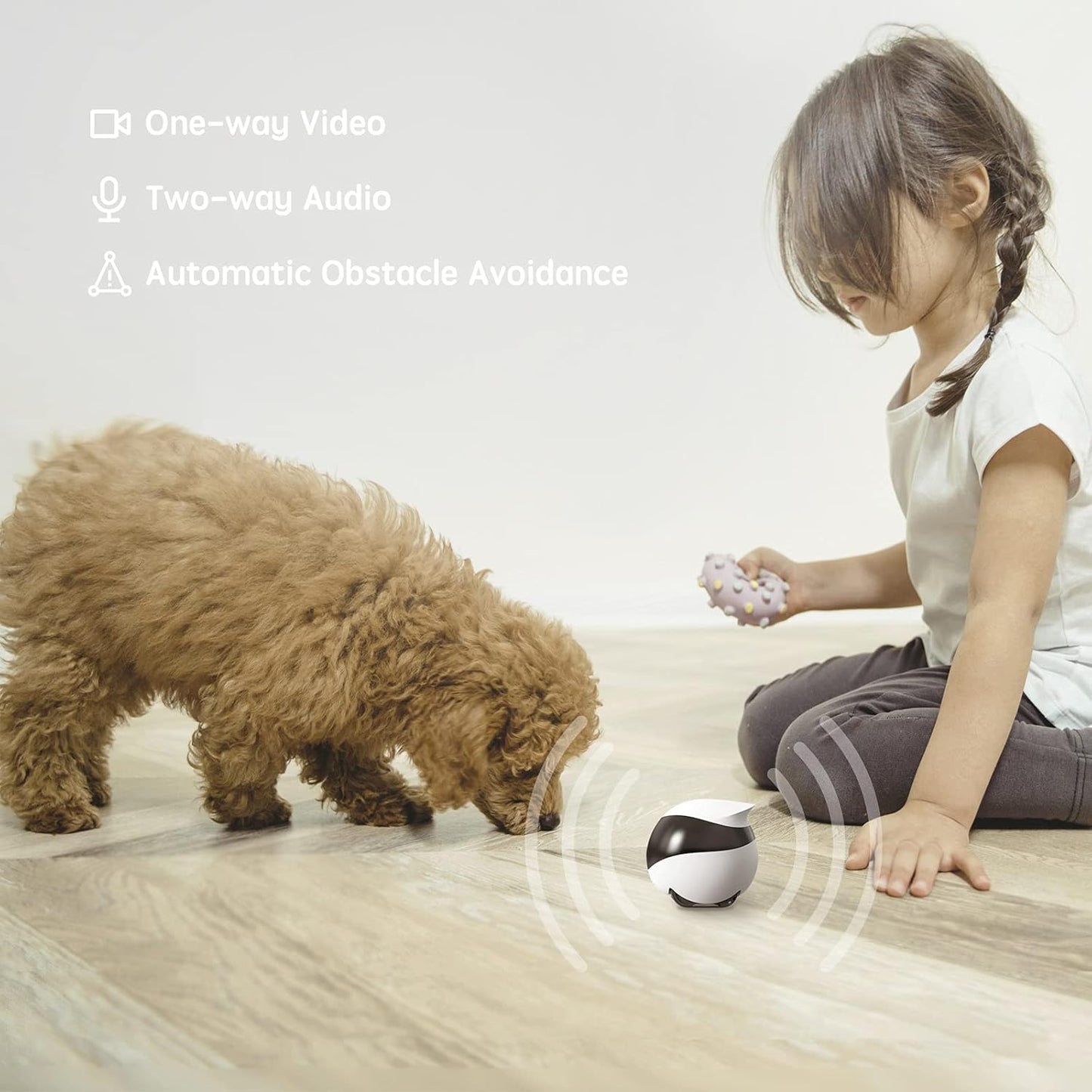 Enabot Home Security Camera EBO SE: 1080P Indoor Cam Battery-Operated,